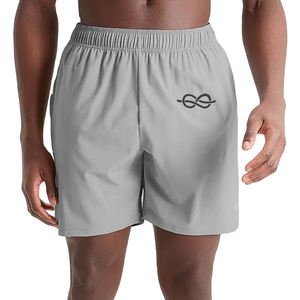 Short de course d'été de haute qualité pour hommes avec impression de logo personnalisé Service OEM Design à motifs solides - Product Image 4