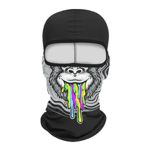 Custom Logo Printed Full Face Ski <b>Mask</b> Balaclava for Outdoor <b>Cycling</b> & Running Skull Style with One Hole Character Design - Product Image 2