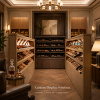 Humidor Modulaire, Salon à Cigares, Système de Ventilation pour Chambre à Cigares, Système d'Humidification pour Chambre à Cigares, Service de Projet Clé en Main pour Magasin de Tabac