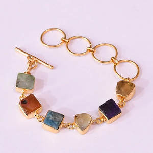 Very Nice Locking Natural Metal Brass 8To12MM Approx Vintage IGI Certified <b>Bracelet</b> Fashion Jewelry Anniversary Gift Wife - Product Image 1