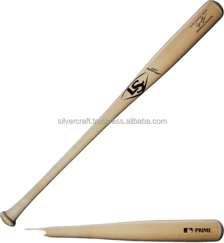 Wholesale natural wood outdoor sports slugger gifts men wooden softball baseball stick bat self defens from India