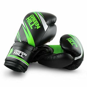 Gants de boxe personnalisés TEK-7 pour le kickboxing et le Sanda avec attache de poignet à lacets, disponibles en tailles 10oz et 12oz - Product Image 1