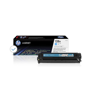 Cartouche de toner cyan HP 128A originale pour imprimante LaserJet, modèle CE321A, haute qualité, compatible CE285A - Product Image 1