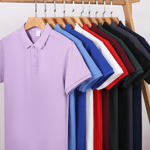 OEM logotipo personalizado bordado impreso diseño nuevo algodón Polo camisa personalizada ropa de trabajo pesado manga corta 240g solapa polos - Product Image 2