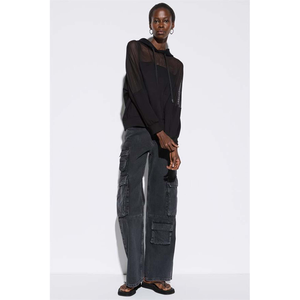 Sudadera con Capucha Daily Tulle (Viscosa/Poliéster) - Product Image 3