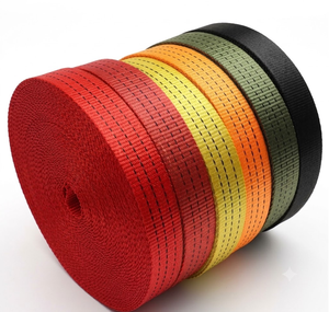 Custom Color PP PE Woven Webbing Tape 1.6-3mm Eco-Friendly Heavy Duty Polypropylene Webbing for Bags Belts Ratchet <b>Straps</b> - Product Image 1