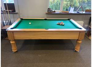 Mesa de Billar de Pizarra de Roble Natural Verbier de Lujo, Varios Tamaños - Product Image 5