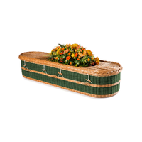 Ataúdes de Mimbre Tejidos a Mano, Diseño Tradicional, Ataúd Funerario para Humanos y Mascotas, Venta al por Mayor desde Vietnam, Buen Precio