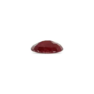 Rubis (Manik) - 2,99 carats, pierre précieuse synthétique facettée, rouge naturel rose, forme étoile, 8 mm de hauteur, 1 mm, créé en laboratoire, minéral traité thermiquement - Product Image 2