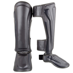 Espinilleras ajustables duraderas para MMA, almohadillas protectoras ligeras para Kickboxing, Muay Thai, Karate, Taekwondo, artes marciales - Product Image 2