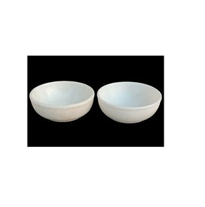 Cuenco de servicio de mármol de estilo de lujo hecho a mano puro con material de mármol de color blanco Premium de una sola pieza a muy buen costo - Product Image 3