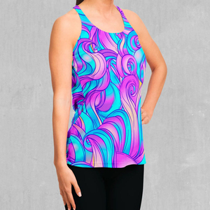 เสื้อกล้ามผู้หญิงแขนกุดพิมพ์ลายโลโก้ออกแบบได้ตามต้องการแฟชั่นล่าสุด - Product Image 3