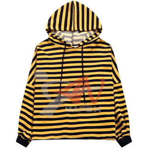 Sweat à capuche pour femme de haute qualité, imprimé avec un logo personnalisé, doublé, pour l'été, en tissu écologique - Product Image 5