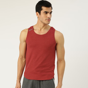 Débardeur en coton respirant tricoté uni pour la musculation personnalisé Gym Wear Fitness Muscle Vest Men Singlet Solid Color Wholesale Tank Top - Product Image 1