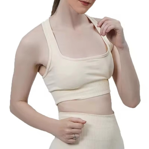Soutien-gorge de sport pour femme de haute qualité, respirant, à maintien élevé, en élasthanne/polyester, écologique, fabriqué au Pakistan, nouveau design - Product Image 2