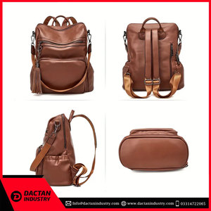 Vente chaude de haute qualité en cuir véritable sac de sport nouveau Design sac de voyage à la mode pour les femmes fermeture à glissière - Product Image 3