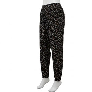 Women Digital Print Pants Polyester <b>Fabric</b> Lightweight Stretch Breathable Casual Daily Wear Fashion Wholesale Export Supply - Product Image 1