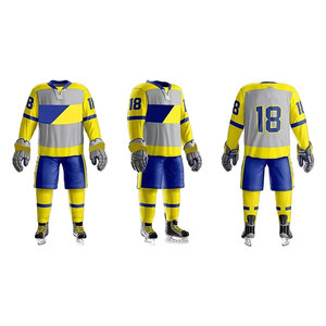 Uniforme deportivo ligero para hockey sobre hielo, jersey transpirable y pantalones duraderos, ajuste adaptable para entrenamientos y partidos - Product Image 5