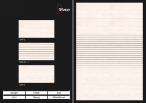 Carreaux muraux en céramique tendance 300x600mm pour salle de bain et cuisine, finition brillante ou mate, texture effet sucre, design mural intérieur luxueux - Product Image 2