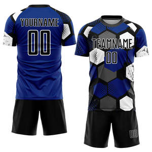 Venta al por mayor de uniformes de fútbol para hombres, conjuntos de camisetas de fútbol, ropa de equipo personalizada, ropa deportiva de alto rendimiento, kits de Club Escolar listos para el juego - Product Image 1
