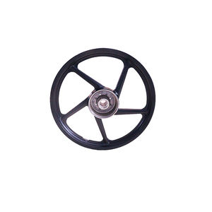 ล้อหลัง Bajaj Platina คุณภาพสูง ยี่ห้ออินเดีย ขนาด 1.6X17-110 DR (PA131204) สีดำ สำหรับขาย - Product Image 1