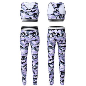 2025 nouveauté partout impression par sublimation respirant Gym Fitness soutien-gorge et Legging sans couture Yoga ensemble fabriqué au Pakistan OEM ODM - Product Image 1