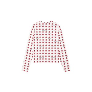 Camiseta de manga larga con estampado de mariquita Teddy Fresh para mujer-Camiseta gráfica de moda con diseño de mariquita juguetona, ideal para atuendos diarios - Product Image 3