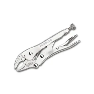 Taiwan made 5-Inch Round Nose Locking Pliers Steel jaw for Welding