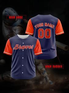 เสื้อเบสบอลสั่งทำชุดเครื่องแบบทีม | เสื้อกีฬาพิมพ์แบบระเหิด OEM/ODM - Product Image 5