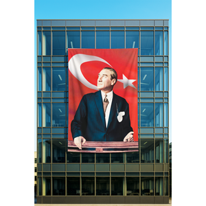 AS0248 Raschel Fabric Atatrk <b>Poster</b> Digital Printed Graphic - Product Image 1