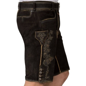 Pantalones Cortos de Cuero Bávaros para Hombre, Diseño 2026, Traje Festivo, Pantalones Cortos de Cuero Alemanes de Alta Calidad - Product Image 4
