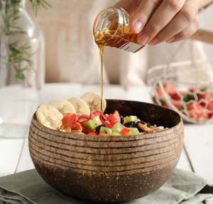 High Quality Natural Coconut Shell Bowl Small Eco-Friendly Restaurant Home Use Laser Engraved Logo Made Vietnam Eco2go Vietnam - Product Image 6