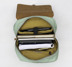 Sac à dos en toile hydrofuge végétalien élégant Pugmark Design unisexe à la mode Compartiment pour ordinateur portable étanche pour étudiants voyageurs - Product Image 6