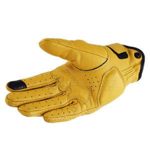 Gants de course en vrac Tissu en maille et cuir résistant aux chocs pour l'équitation de moto en plein air - Product Image 4