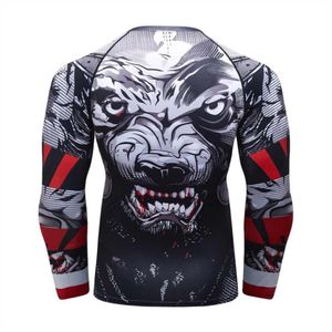 Sublimación Impreso Rash Guard Mma Rush Guard Bjj Rash Guard para hombres y lucha - Product Image 2