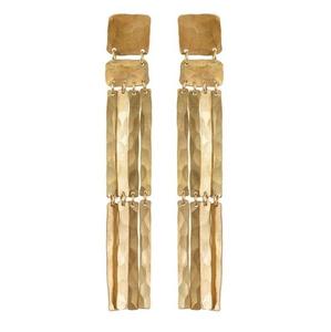 Pendientes de aro de latón minimalistas ligeros de alta calidad, joyería de uso diario personalizada, estilo clásico, para pedidos a granel - Product Image 5