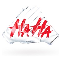 Guantes de receptor de fútbol americano personalizados 2025, cuero transpirable y látex con diseño personalizado, empuñaduras de mano, guantes de receptor