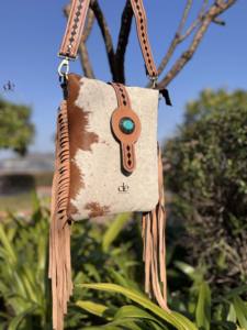 Wholesale Designer Hand Tooled Carving <b>Handbag</b> Real Cowhide Leather Fringe Bohemian Bags Hot Selling Bags <b>for</b> Women - Product Image 2