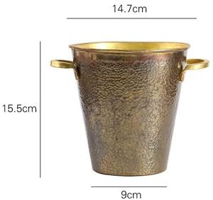 Cesta de hielo de diseño simple para Bar, hecha a mano a granel, gran oferta, venta al por mayor, cesta de almacenamiento de hielo con asa - Product Image 2