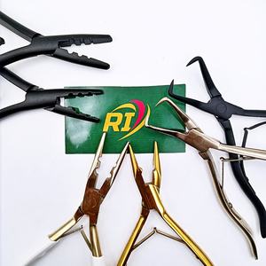 คีมอเนกประสงค์สแตนเลสสำหรับต่อผม ยี่ห้อส่วนตัว คุณภาพสูง ด้ามจับสีดำ เป็นมิตรกับสิ่งแวดล้อม - Product Image 5