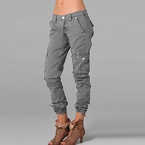 <b>Summer</b> Stylish Custom Woman <b>Trousers</b> Manufacturer Slim Fit 100% Cotton Jogger Multi-Pocket Trending Cargo Pants <b>Women</b> - Product Image 1