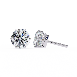 ต่างหูทองคำ 18K สวยงาม ประดับเพชรเพาะเลี้ยง ต่างหูเพชรคุณภาพพรีเมียม - Product Image 3