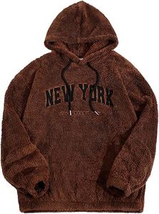 Sudaderas con Capucha de Forro Polar, Bordadas, Estampadas y en Relieve, de Invierno, Talla Grande, Unisex, Ropa de Calle - Product Image 3