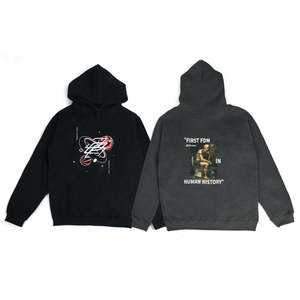 Sudadera con Capucha Personalizada Phrozen, 100% Algodón French Terry, Talla XXS, Impresión Digital DIY, Lavado Enzimático, Técnicas de Bordado 3D y Apliques - Product Image 1