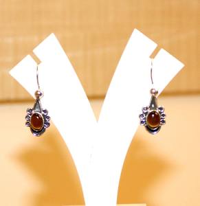 Pendientes colgantes étnicos de Plata de Ley 925 de Nepal hechos a mano, regalo de moda con cristal curativo, coral turquesa, cornalina - Product Image 2