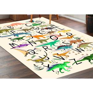 Dinosaur <b>Alphabet</b> Rug: 3D <b>Printed</b> Kids Nursery Decor,With Pile Soft Rug - Product Image 5