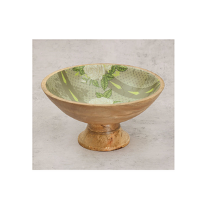 Bol en bois et imprimé pour pièce de design unique avec ustensiles de cuisine et dessus de table de restaurant décoratif et de grande taille - Product Image 4