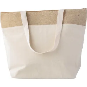 Borsa Termica Personalizzata in Juta e Cotone per Conservazione di Gadget - Product Image 2