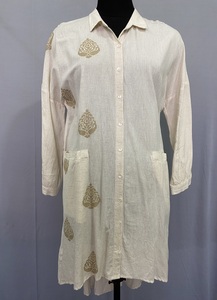 Robes d'été pour dames Robe en coton tissu lin Robe Boho Vacation Plus Dress Meilleur prix Tenue longue décontractée personnalisée Robe pour dames - Product Image 2