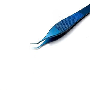 คีมอักดัน12.5cm0.3mm ทำจากไทเทเนียมด้วยมือเกรดทางการแพทย์เครื่องมือปลูกผม Fue Fue Fue เกรด A + - Product Image 3